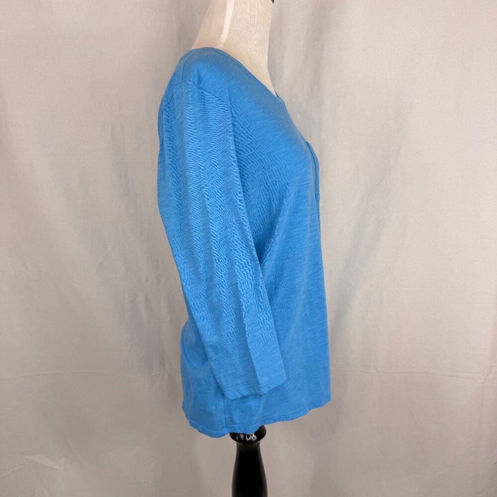 Patagonia Women's 3/4 Sleeve Top | Blue | Medium - Picture 4 of 6